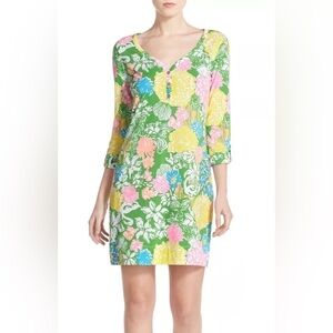 LILLY PULITZER  Hibiscus Stroll Palmetto Dress S
